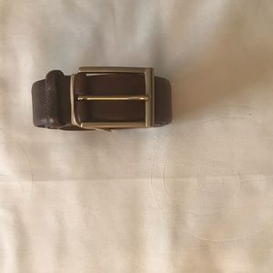 Cole Haan Brown Mens Leather Belt